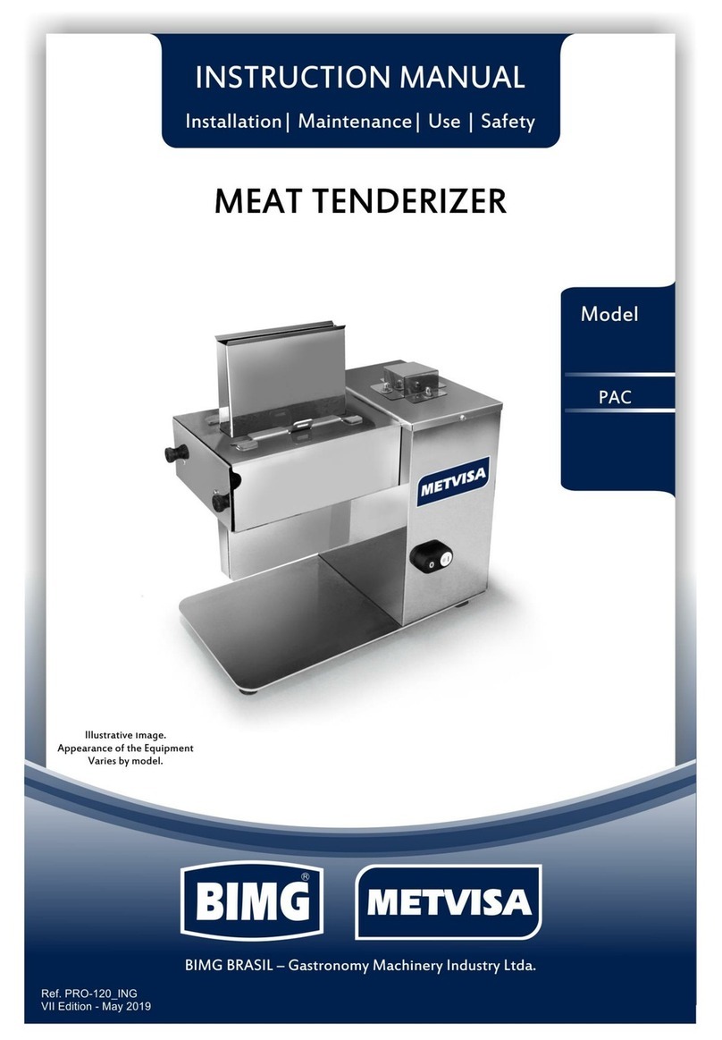 METVISA BIMG PAC Series instruction manual