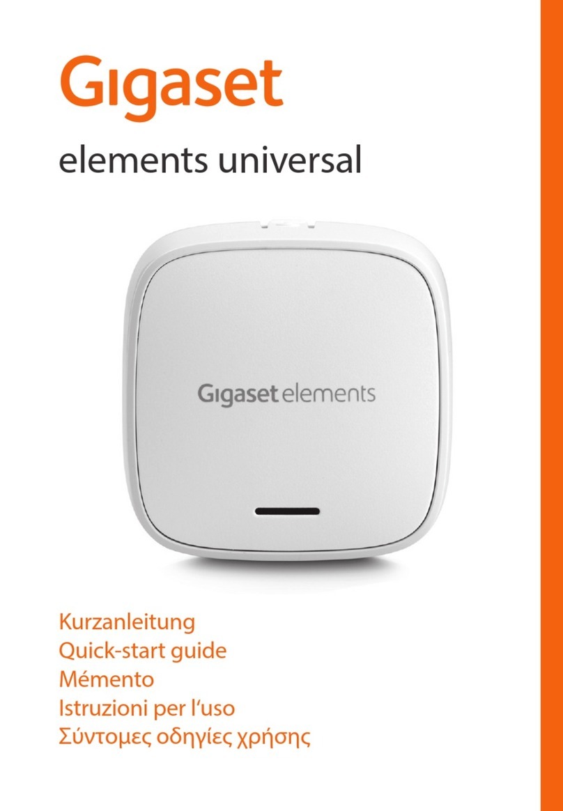 Gigaset elements universal quick start guide