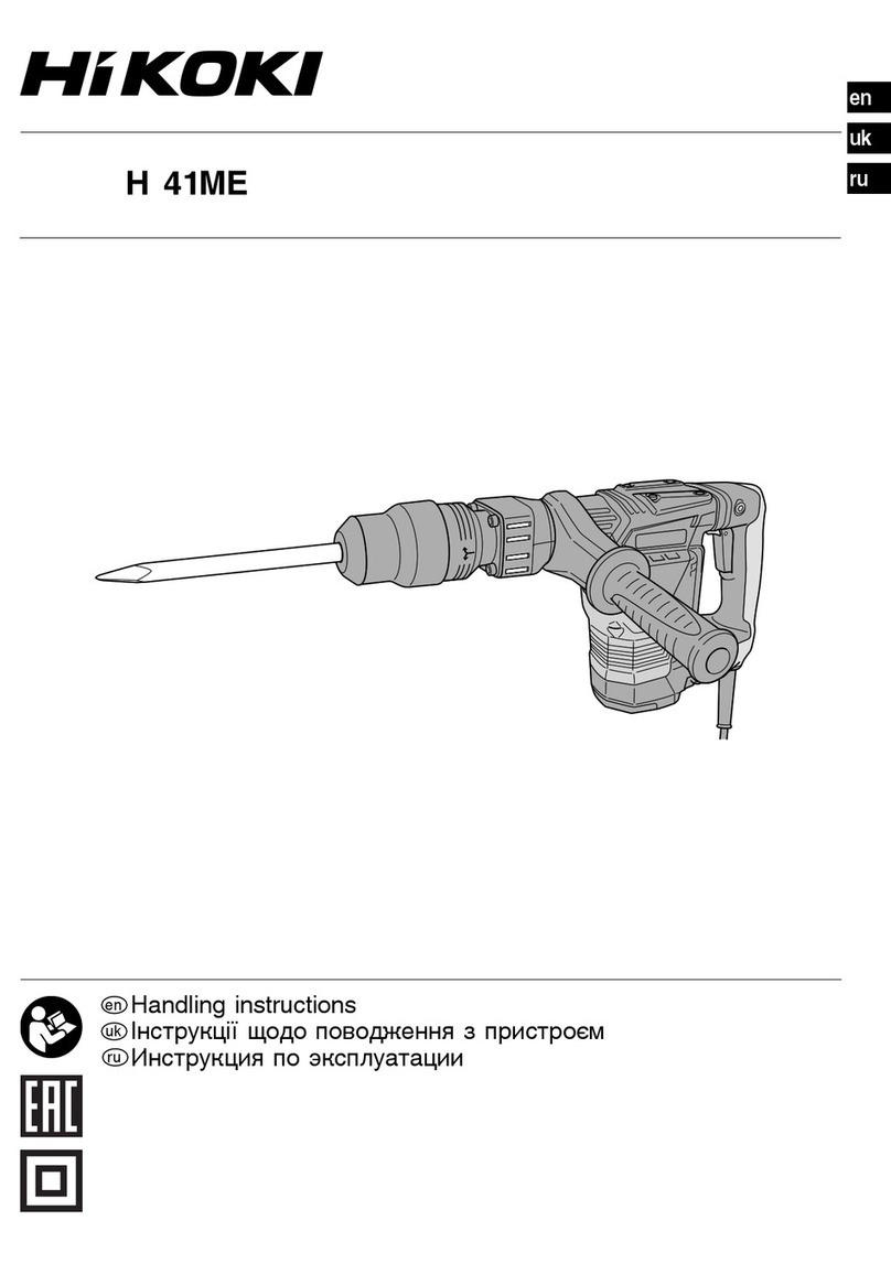 HIKOKI H 41ME Handling instructions