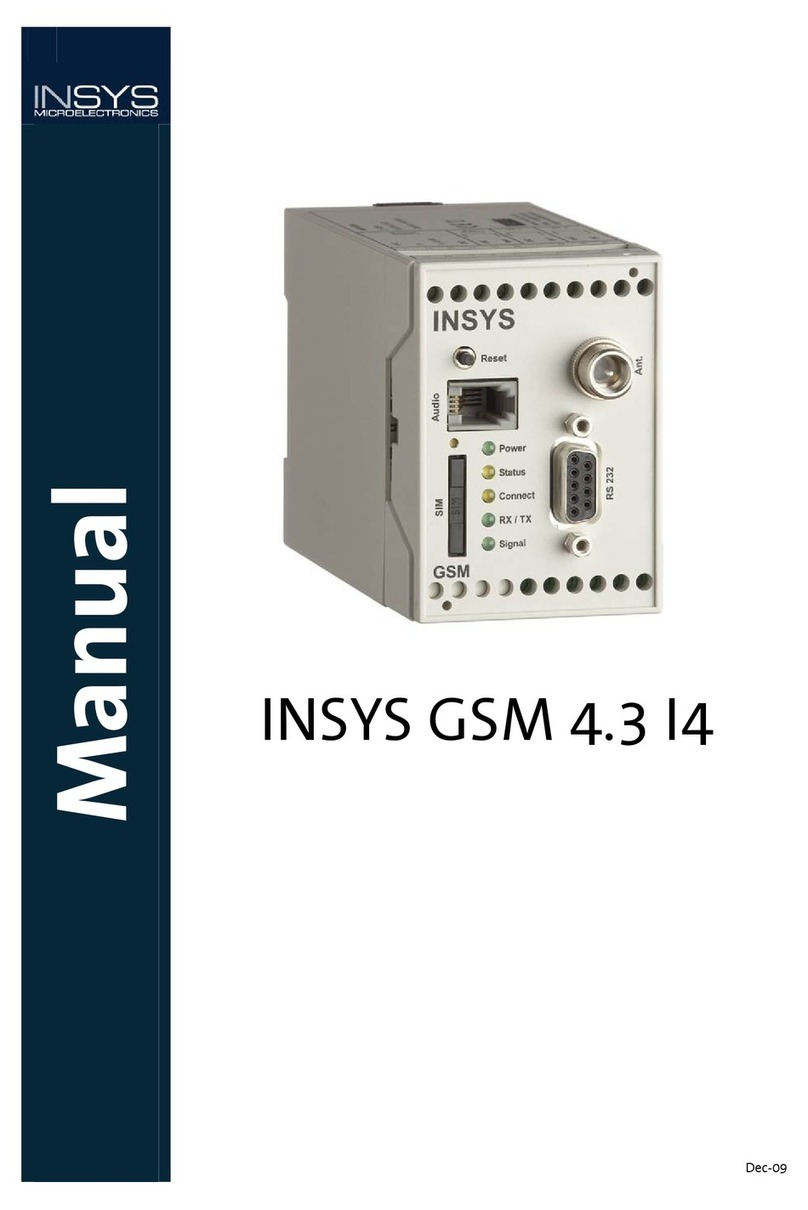 INSYS GSM 4.3 I4 manual