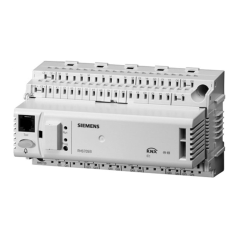 Siemens Synco 700 RMZ785 Operator's manual