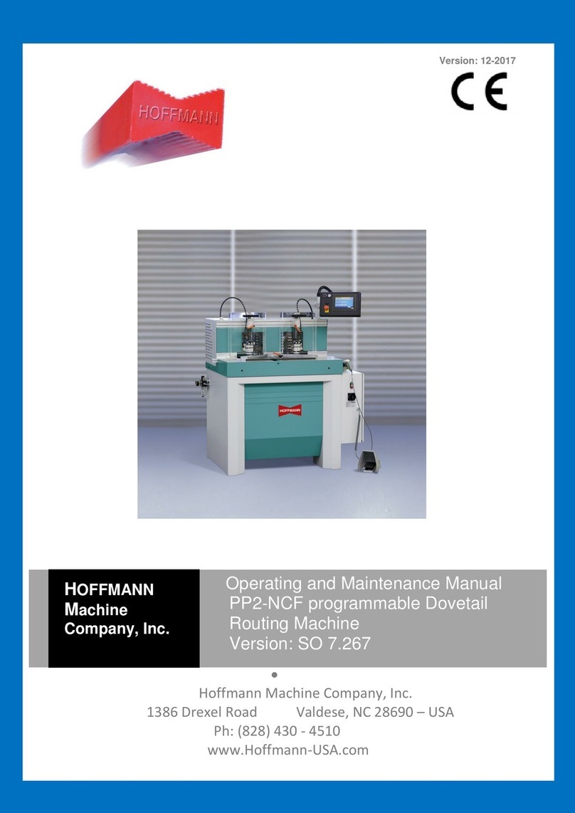 Hoffmann PP2-NCF Operating and maintenance manual