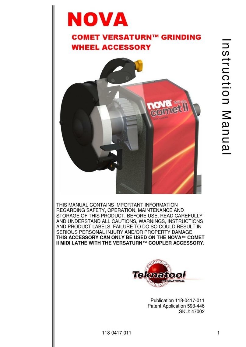 Teknatool NOVA Comet Versaturn User manual