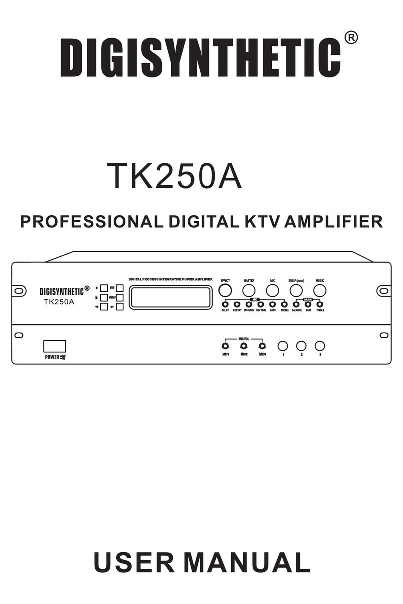 DIGISYNTHETIC TK250A user manual