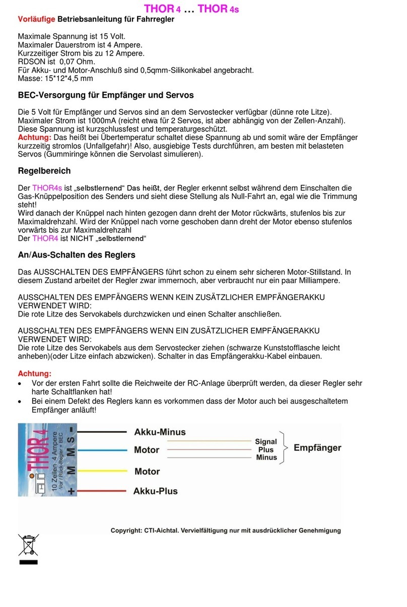 CTI THOR 4 manual