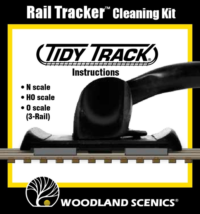 WOODLAND SCENICS Rail Tracker Tidy Track instructions