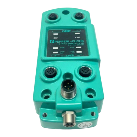 Pepperl+Fuchs IC-KP2-2HB21-2V1D User manual