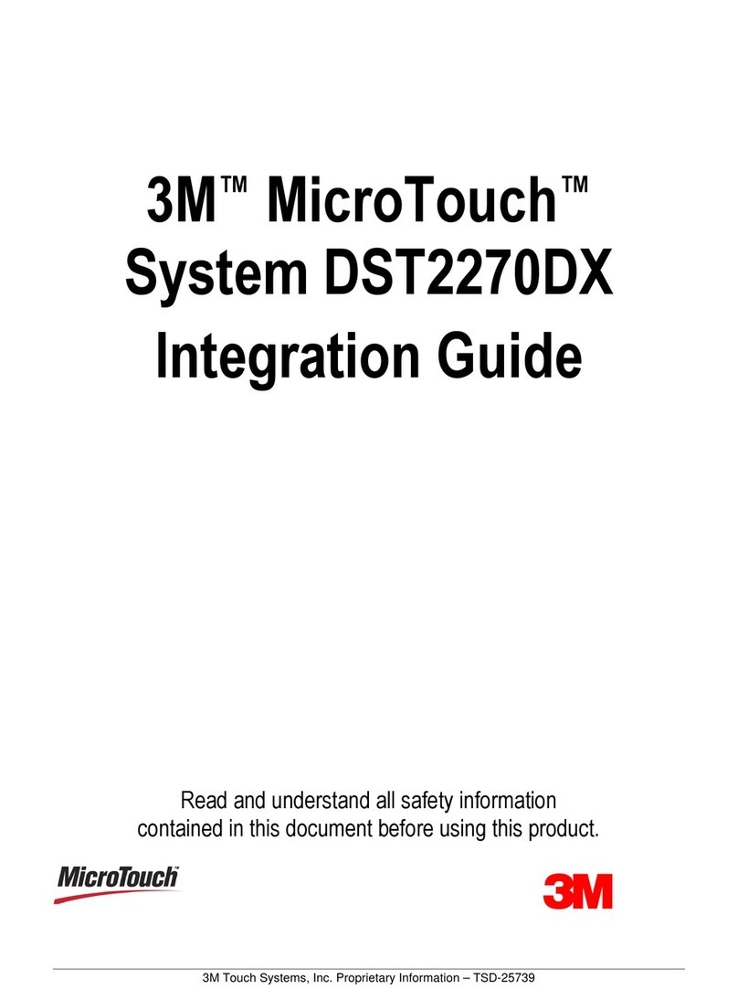 3M MicroTouch DST2270DX Integration guide