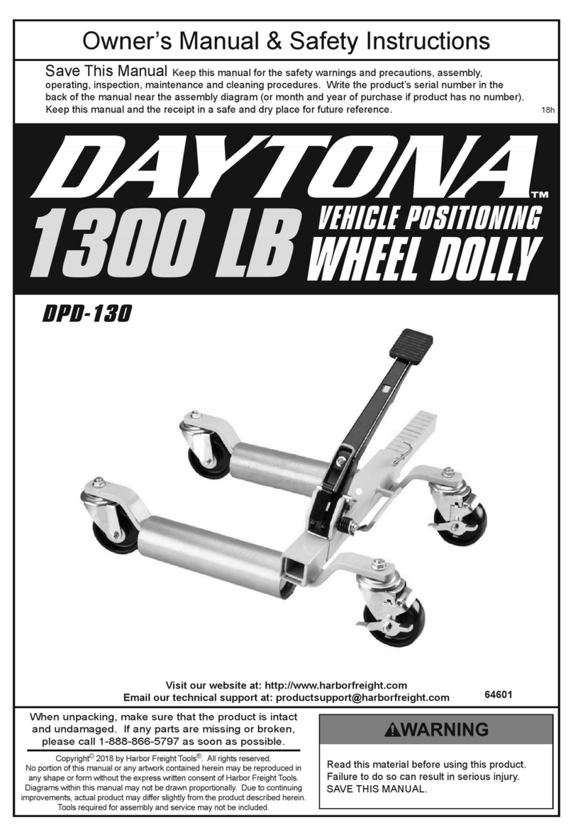 Daytona DPD-130 User manual