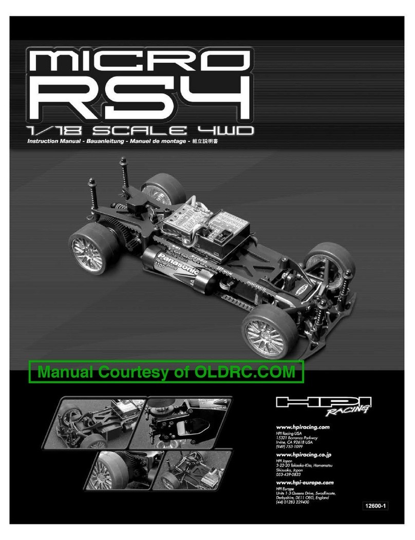 HPI Racing micro RS4 instruction manual