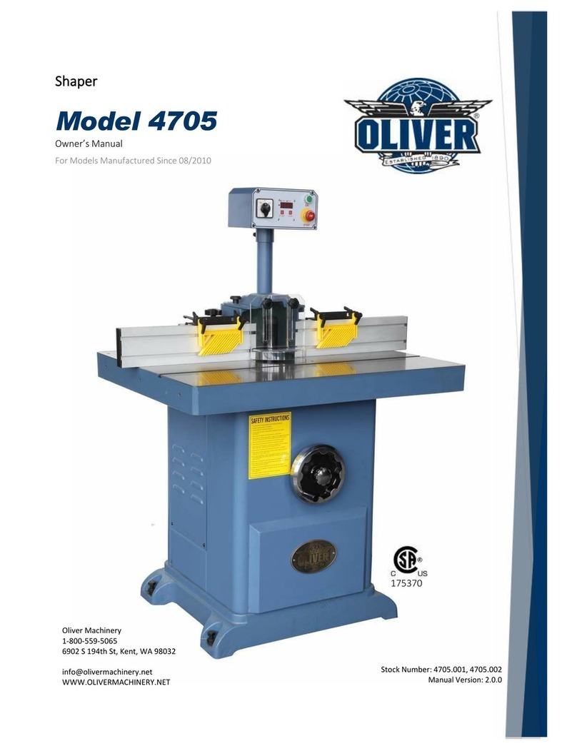 Oliver 4705 User manual Oliver 4705 User manual