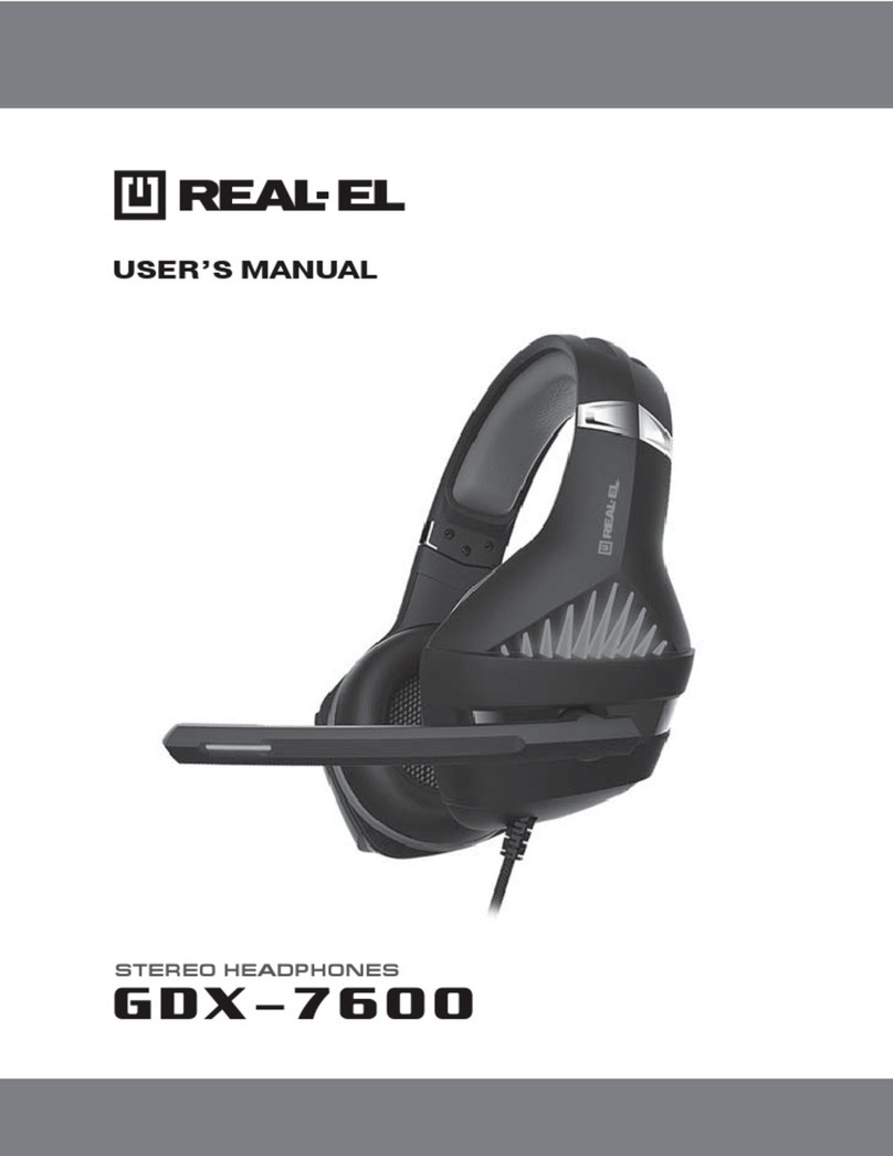 Real-El GDX-7600 User manual