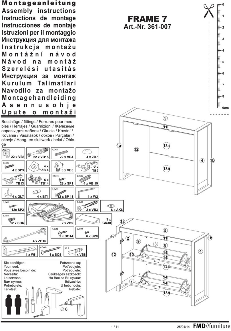FMD Furniture FRAME 7 Assembly instructions FMD Furniture FRAME 7 Assembly instructions