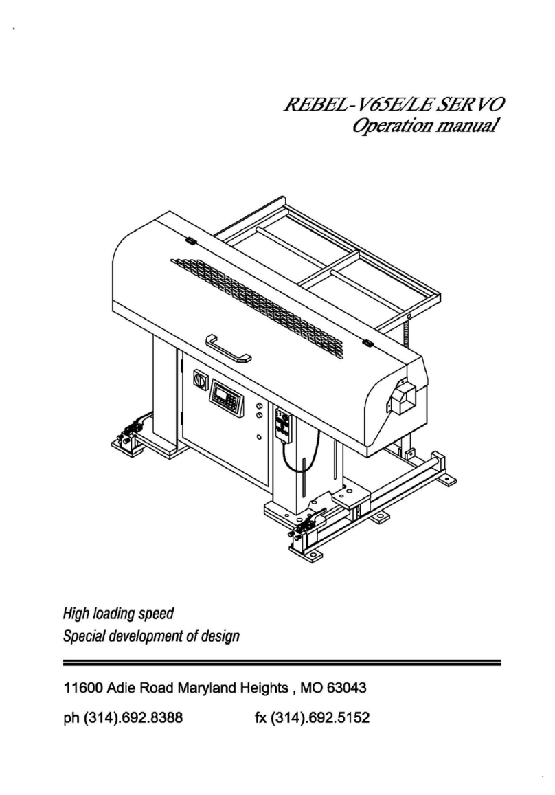 Edge REBEL-V65E SERVO User manual