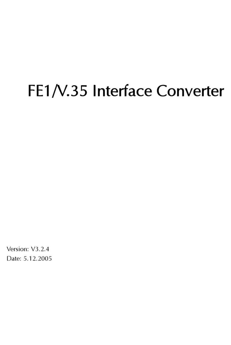 Anda Telecom FE1/V.35 user manual