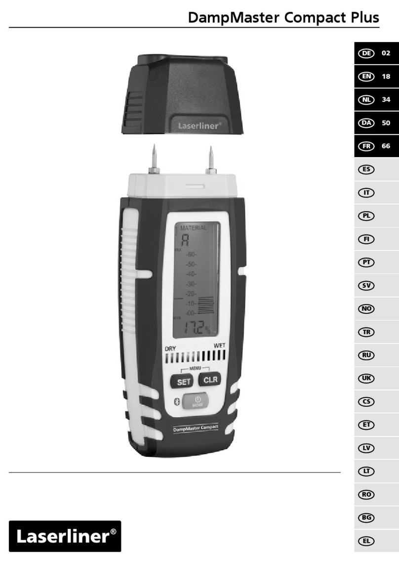 LaserLiner DampMaster Compact Plus User manual LaserLiner DampMaster Compact Plus User manual