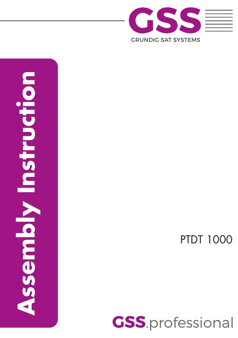 GSS PTDT 1000 Assembly instructions