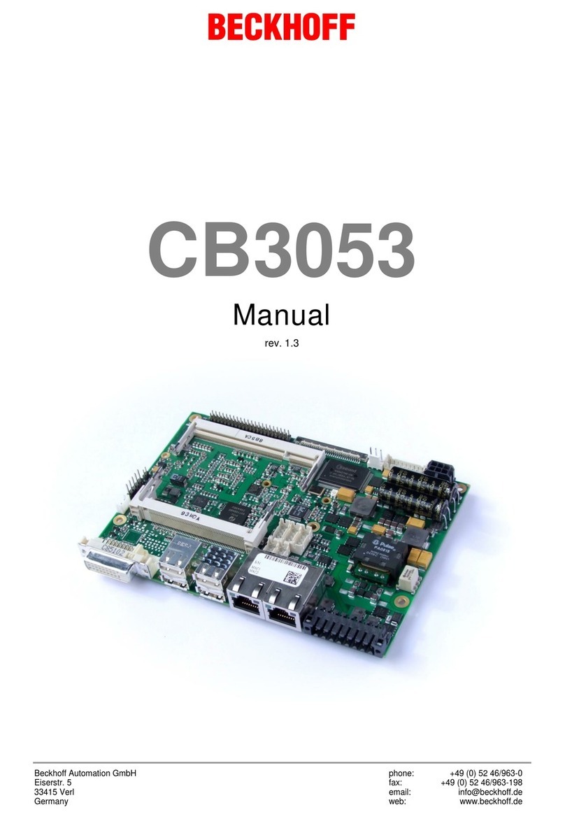 Beckhoff CB3053 User manual