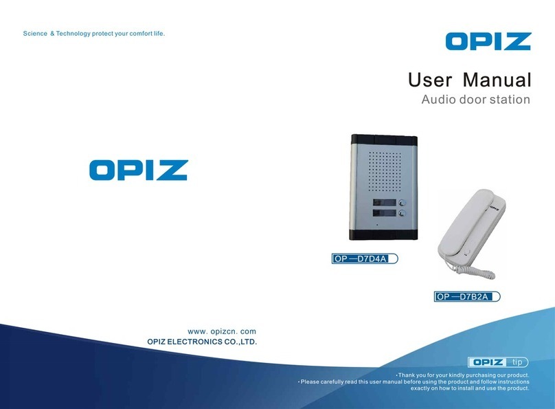 Opiz OP-D7D4A user manual