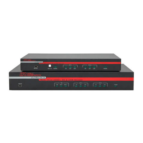Hall Research Technologies ULTRA-4K Series user manual