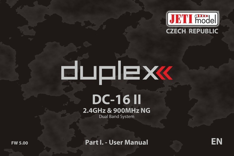 JETI model Duplex DC-16 II User manual