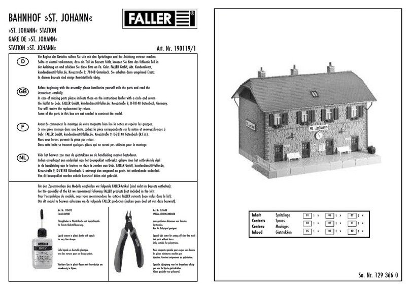 Faller 190119/1 manual