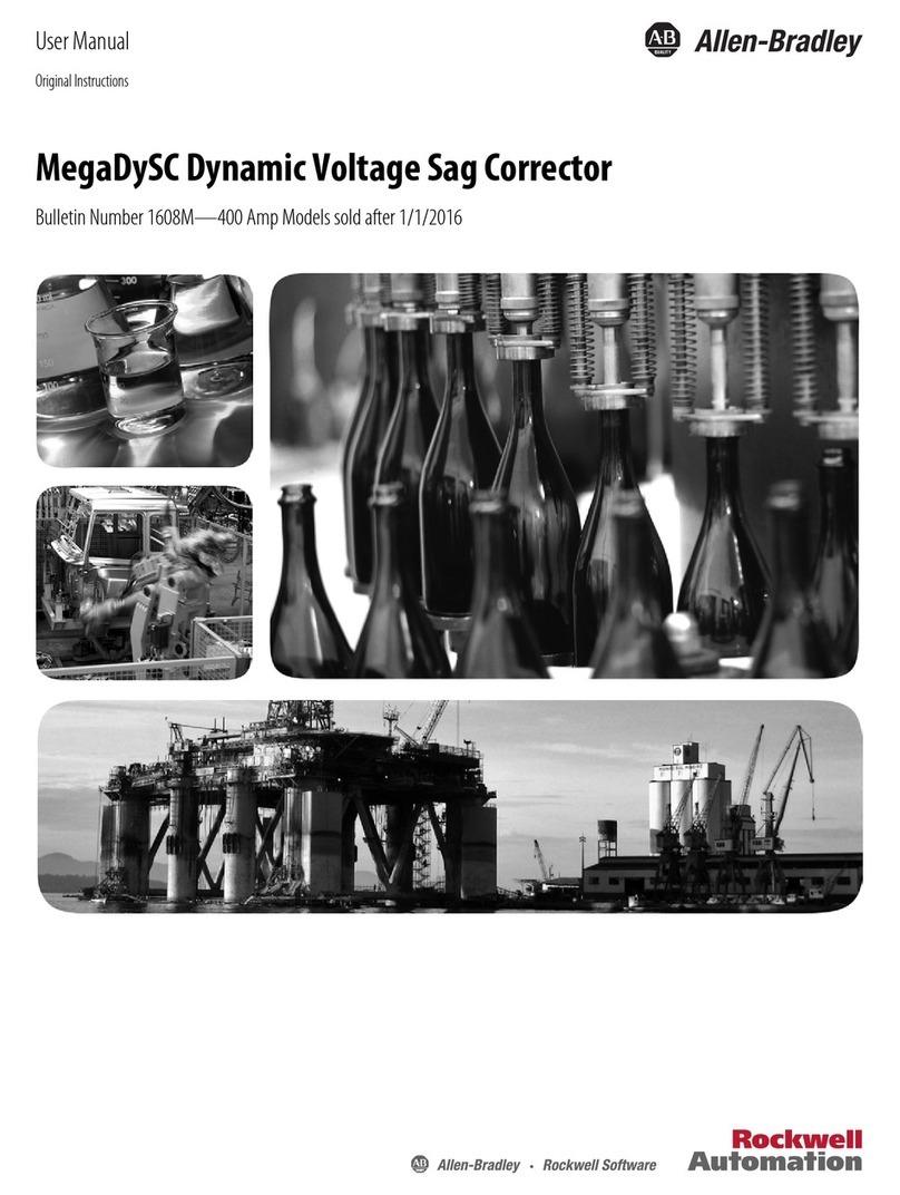 Rockwell Automation Allen-Bradley MegaDySC Dynamic Voltage Sag... user manual