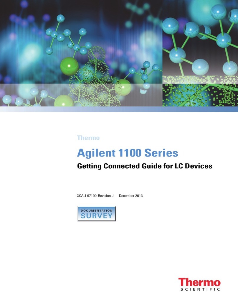 Thermo Scientific Agilent 1100 Series User manual