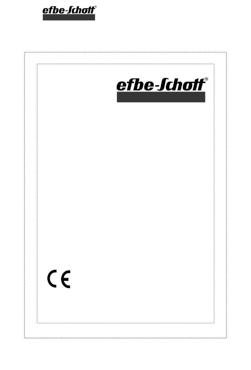 EFBE-SCHOTT KK 800 User manual