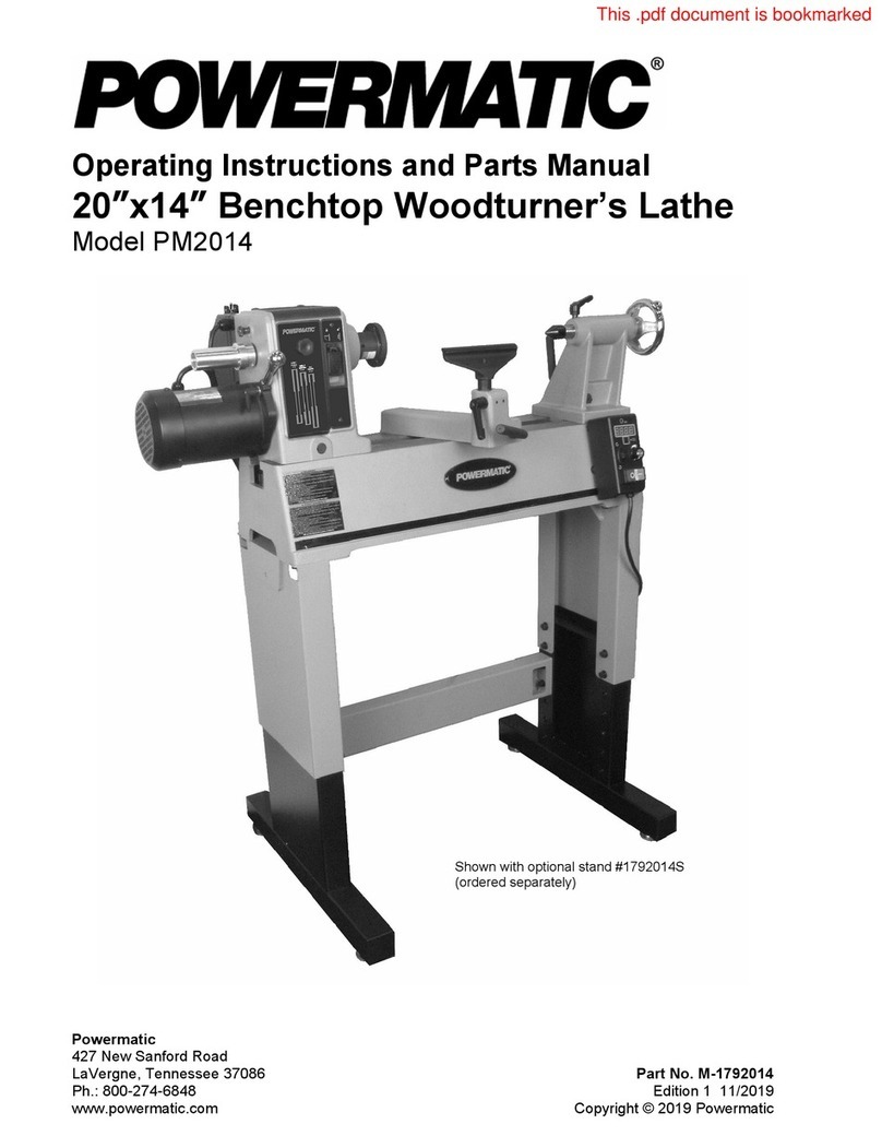 Powermatic PM2014 Service manual