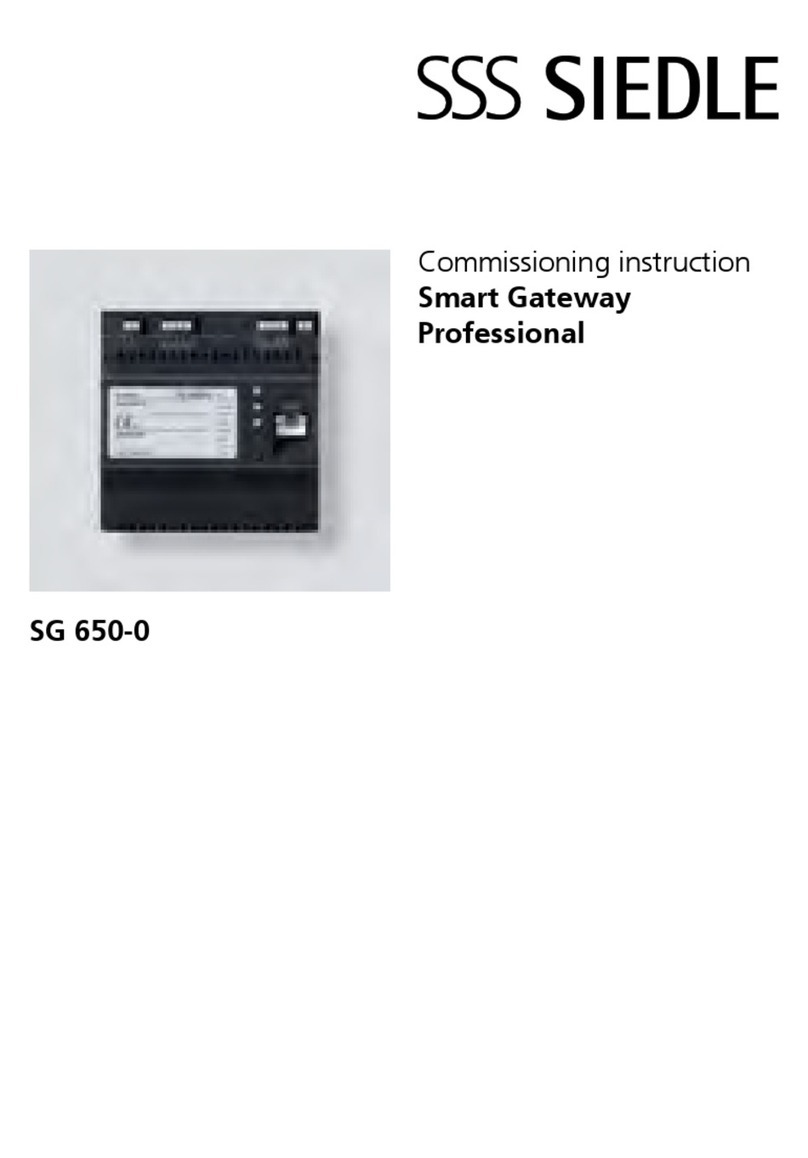 SSS Siedle Smart Gateway Professional Commissioning instructions