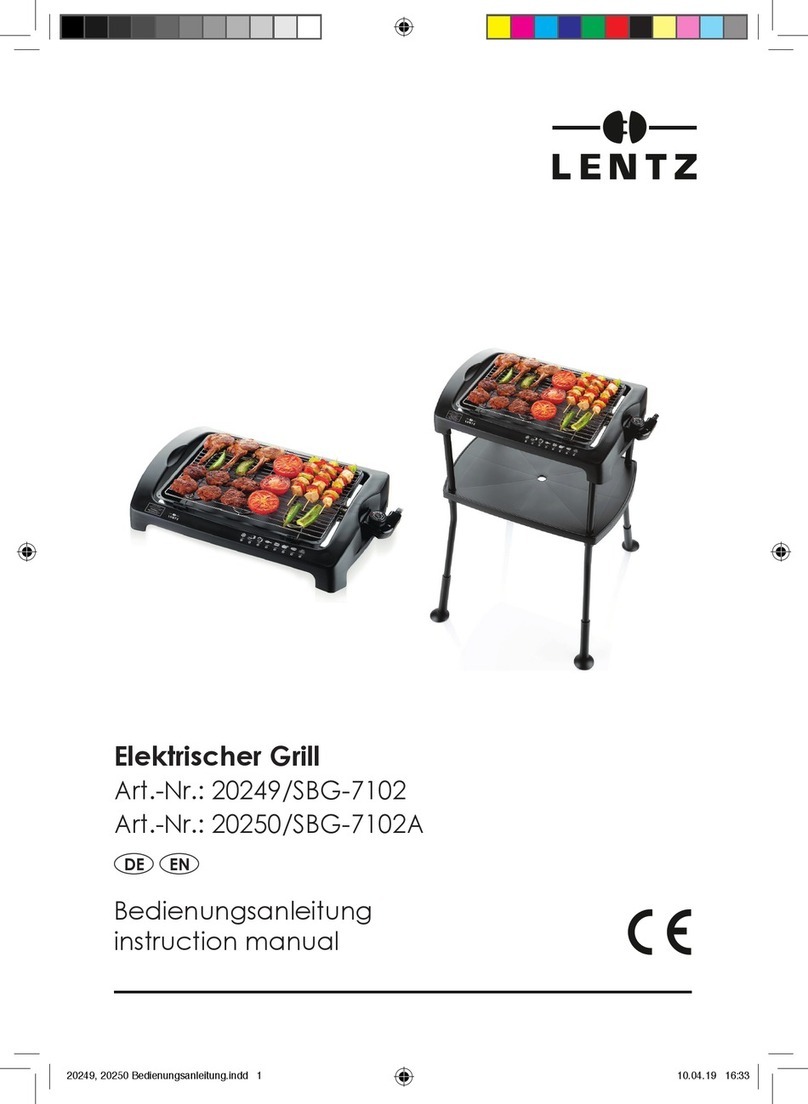 LENTZ SBG-7102 instruction manual