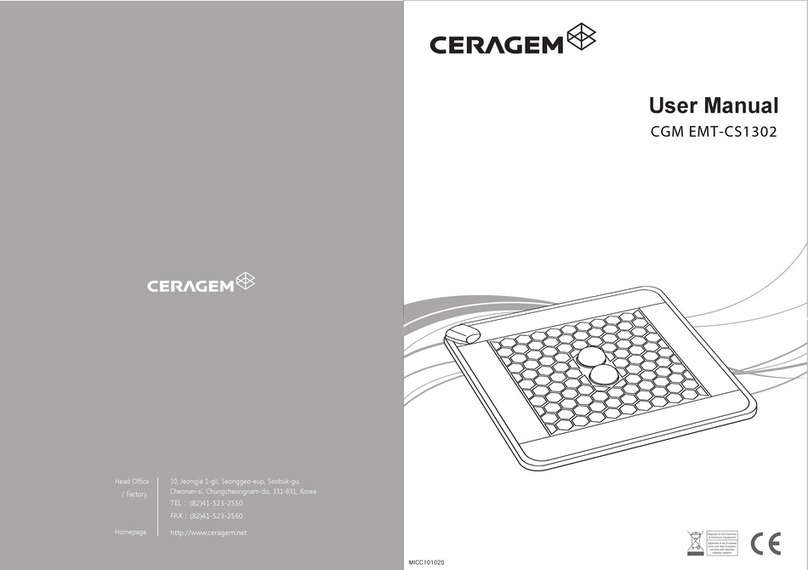 CeraGem CGM EMT-CS1302 User manual