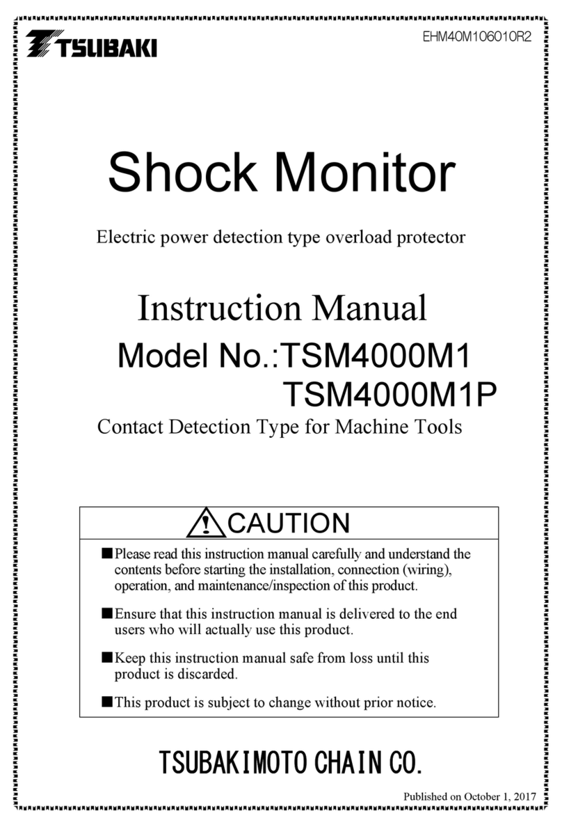 Tsubaki TSM4000M1 instruction manual