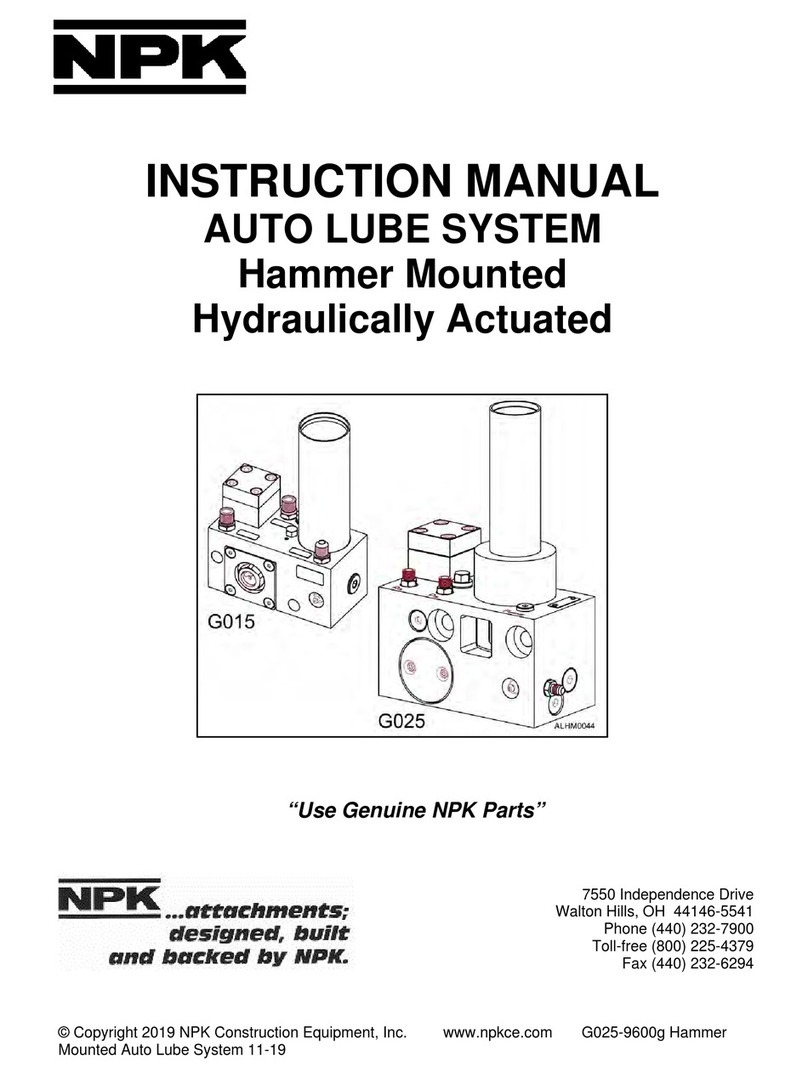 NPK G015 instruction manual NPK G015 instruction manual