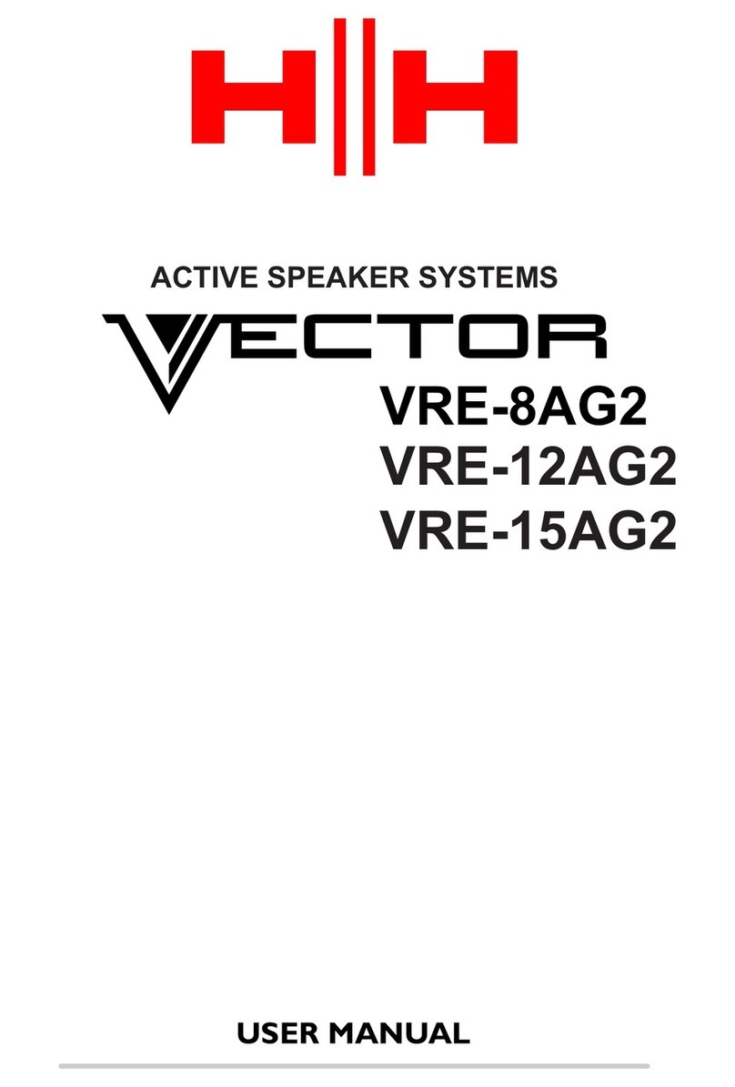 HH Vector VRE-15AG2 user manual