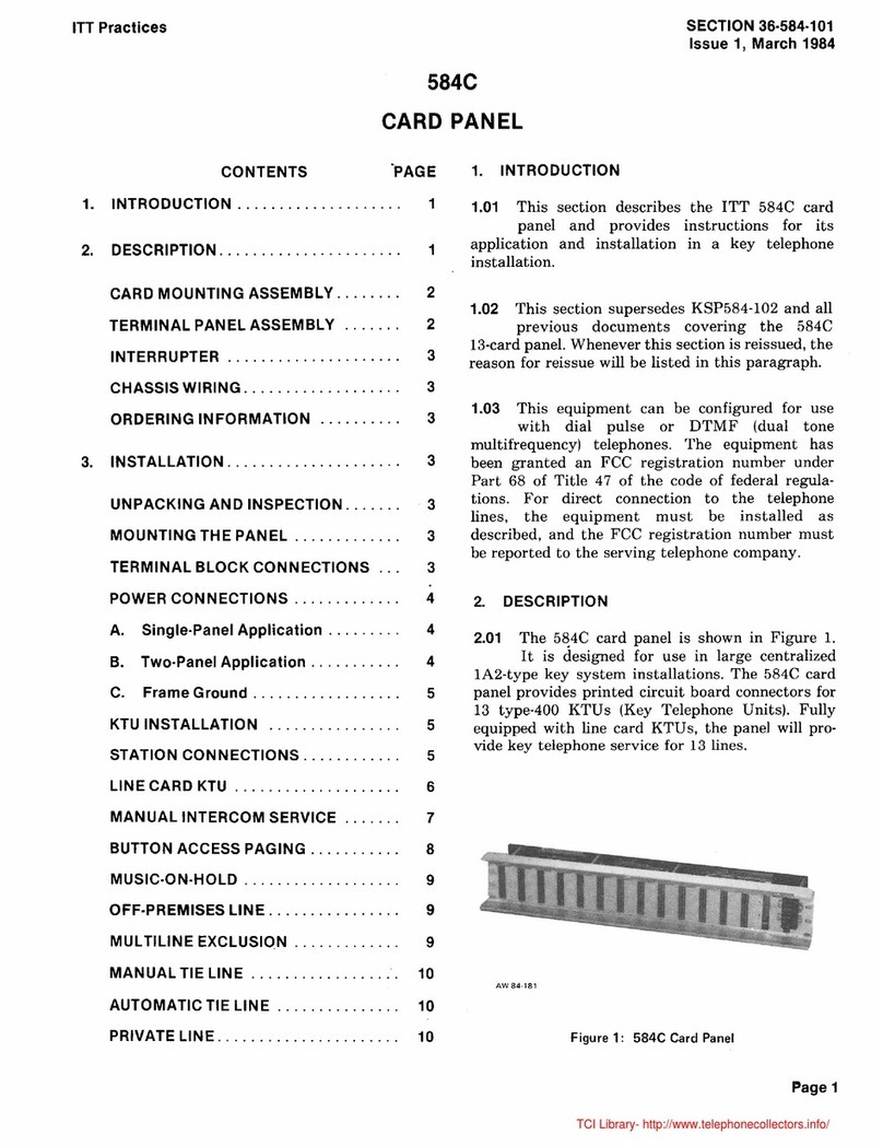 ITT 584C manual