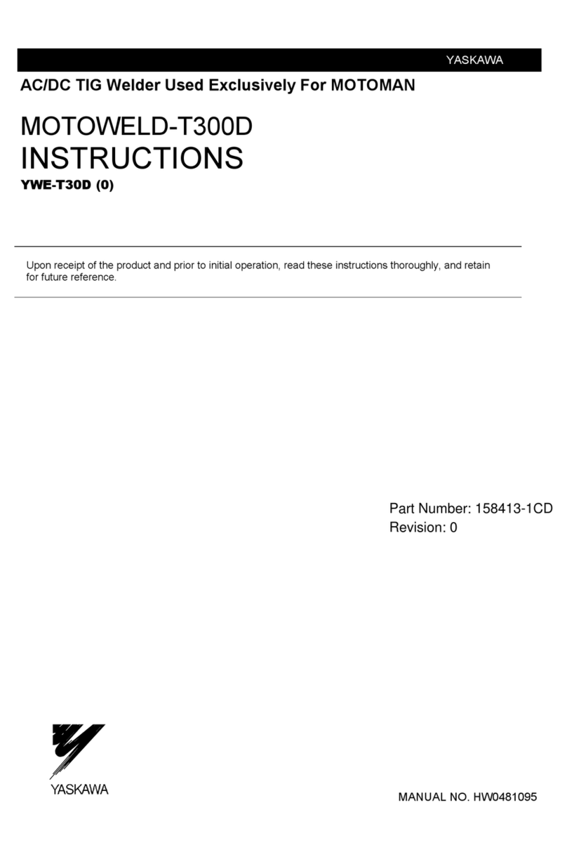 YASKAWA MOTOWELD-T300D instructions