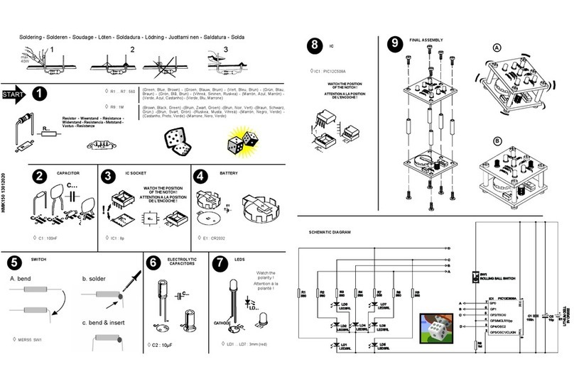 Velleman mk150 quick start guide