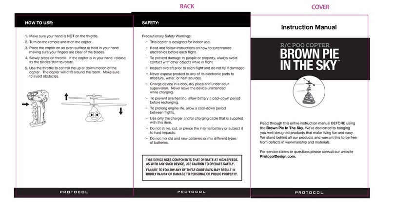 Protocol Brown Pie In The Sky instruction manual