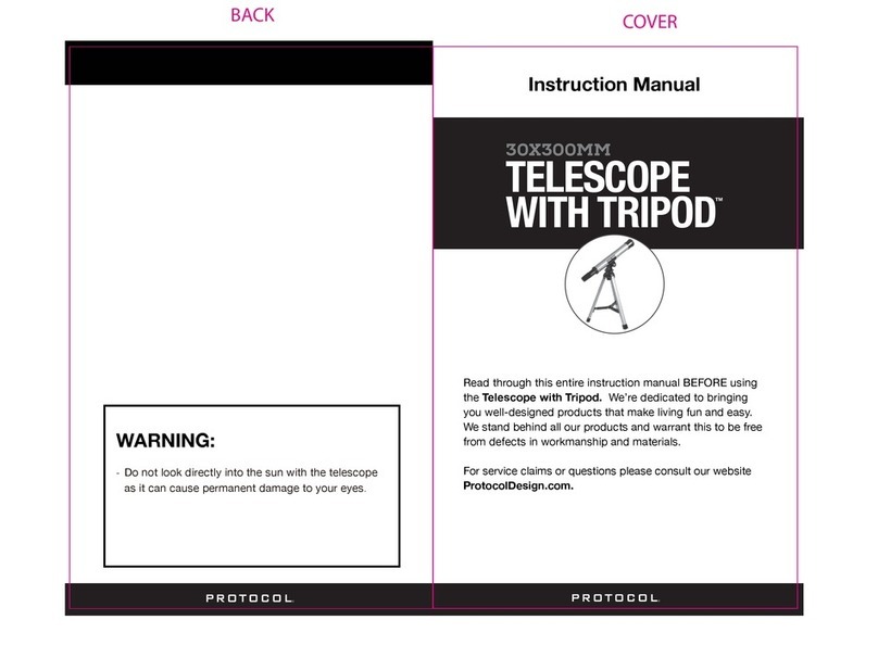 Protocol Telescope with Tripod instruction manual Protocol Telescope with Tripod instruction manual