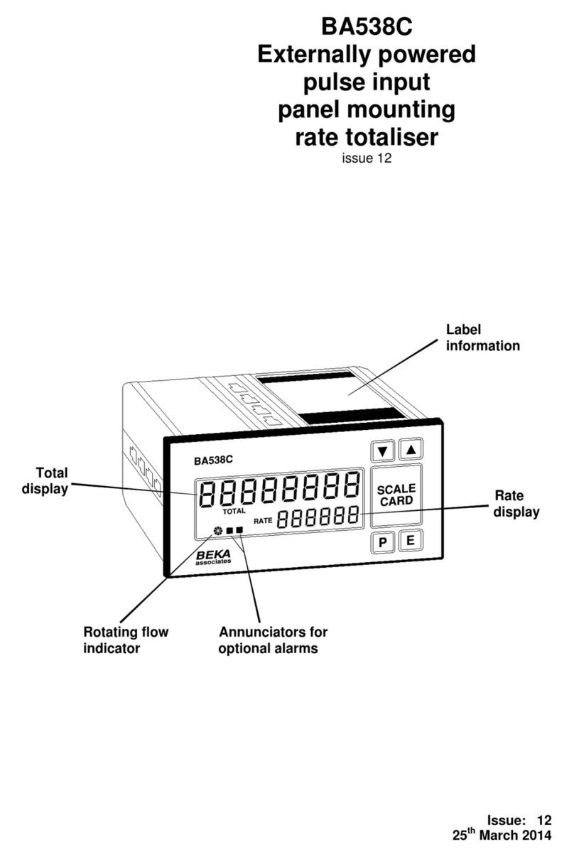 BEKA BA538C User manual