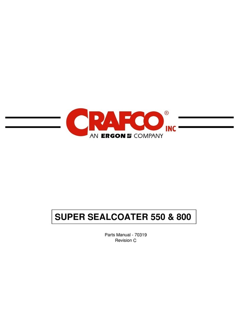 Ergon CRAFCO SUPER SEALCOATER 550 parts manual