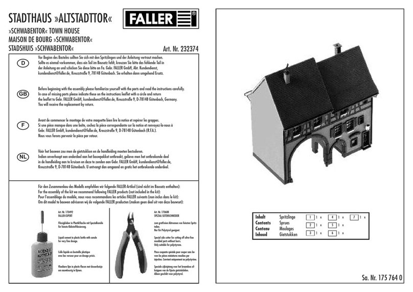 Faller ALTSTADTTOR manual