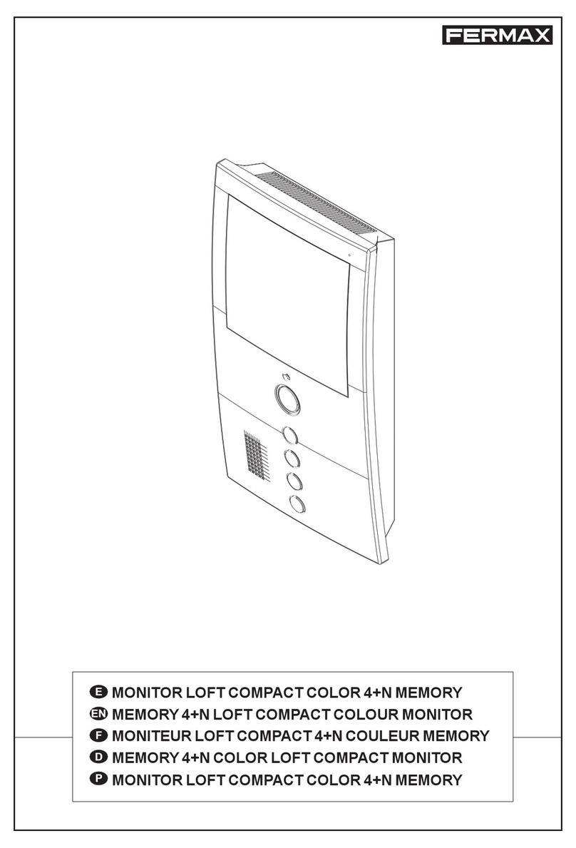 Fermax MEMORY 4+N LOFT COMPACT User manual