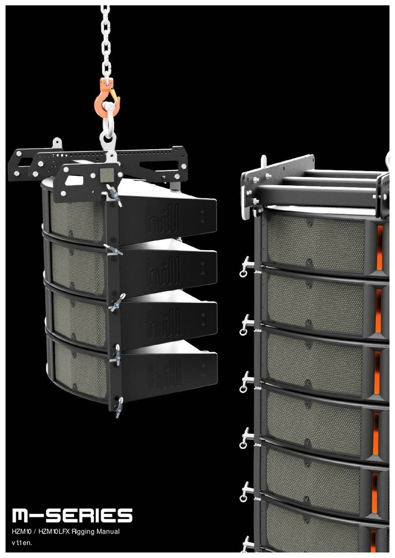 Hill Pro Audio M Series Rigging manual