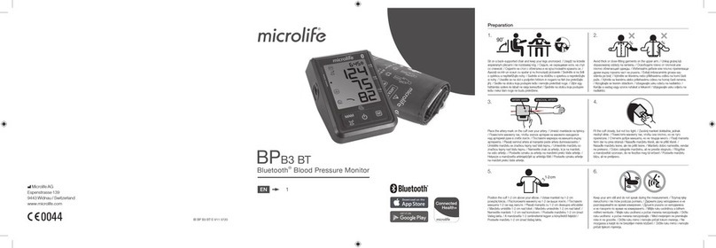 Microlife BPB3 BT User manual
