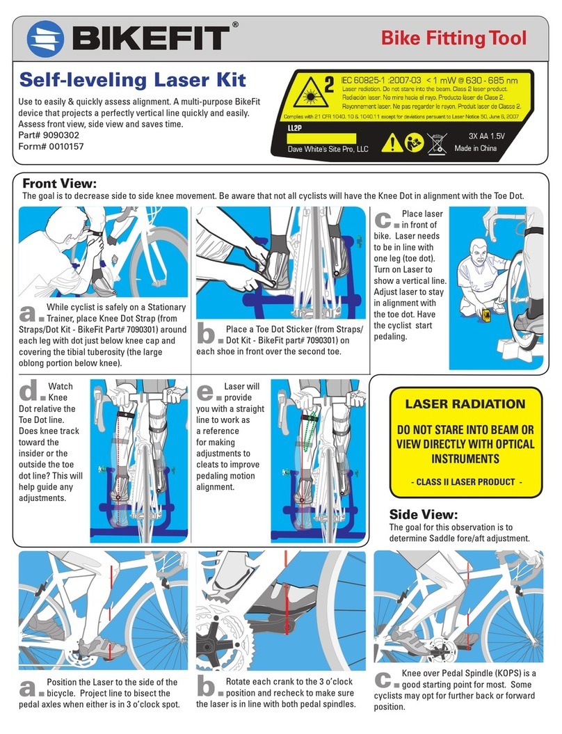 Bikefit 9090302 quick guide
