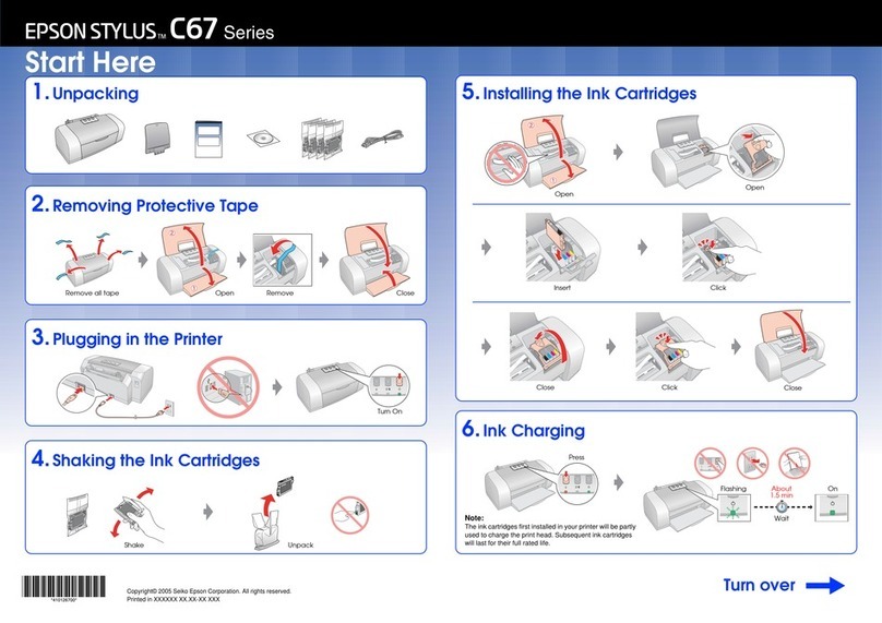 Epson Stylus C67 Series User manual