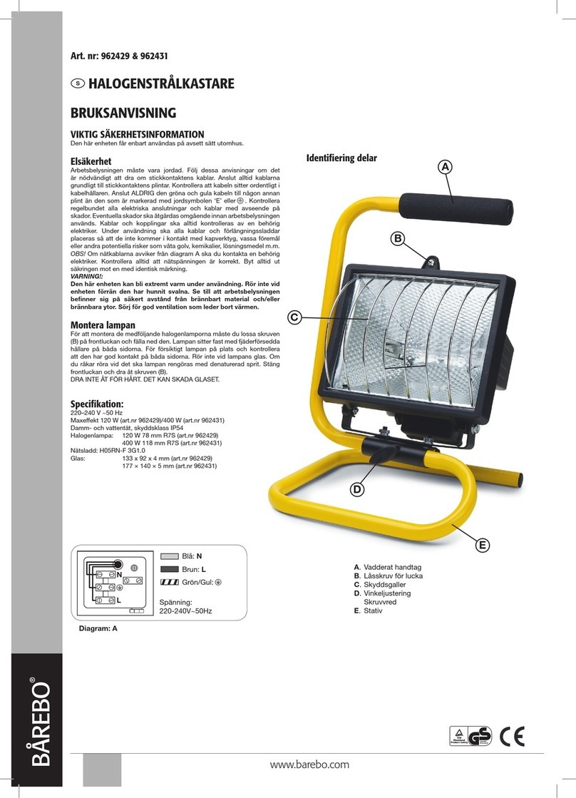 BAREBO 962429 User manual